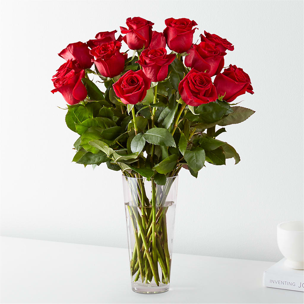Long Stem Red Rose Bouquet – Family Florist, Red Springs NC