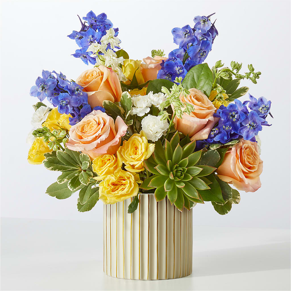 Cobalt Reverie Bouquet – Family Florist, Red Springs NC