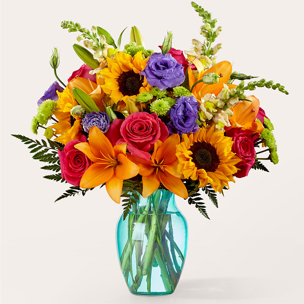 Double Rainbow Bouquet – Family Florist, Red Springs NC