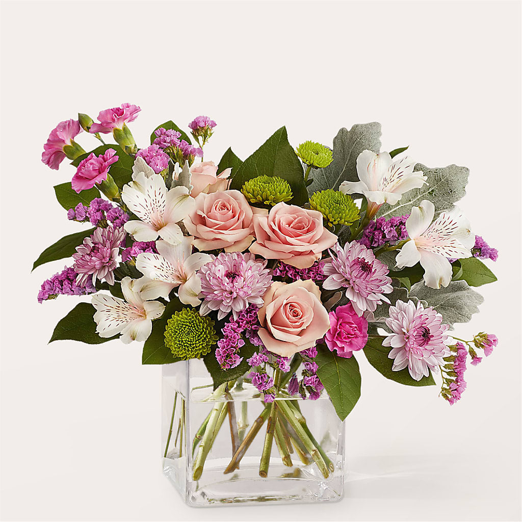 Pink Suede Bouquet – Family Florist, Red Springs NC