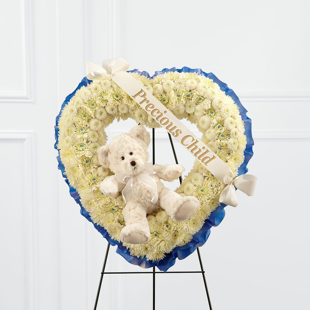 Precious Child Standing Heart – Family Florist, Red Springs NC