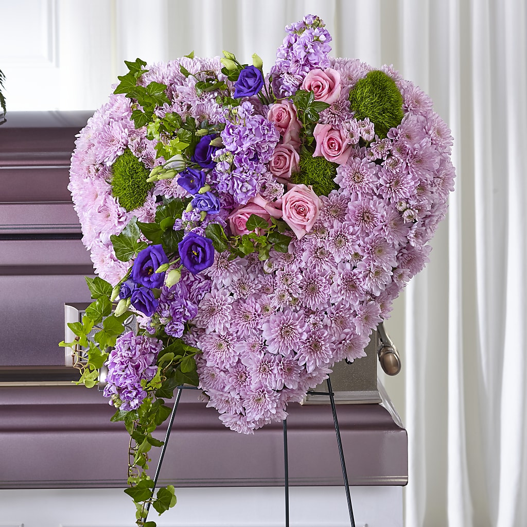 Treasured Love Standing Heart – Family Florist, Red Springs NC