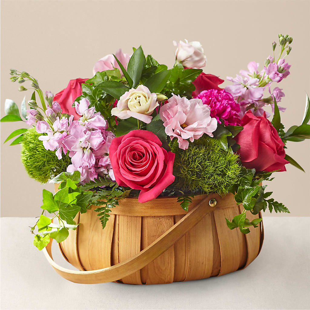 Radiance in Bloom Basket – Family Florist, Red Springs NC