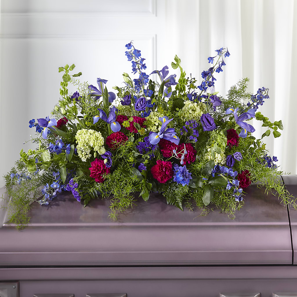 Always Treasured Casket Spray – Family Florist, Red Springs NC