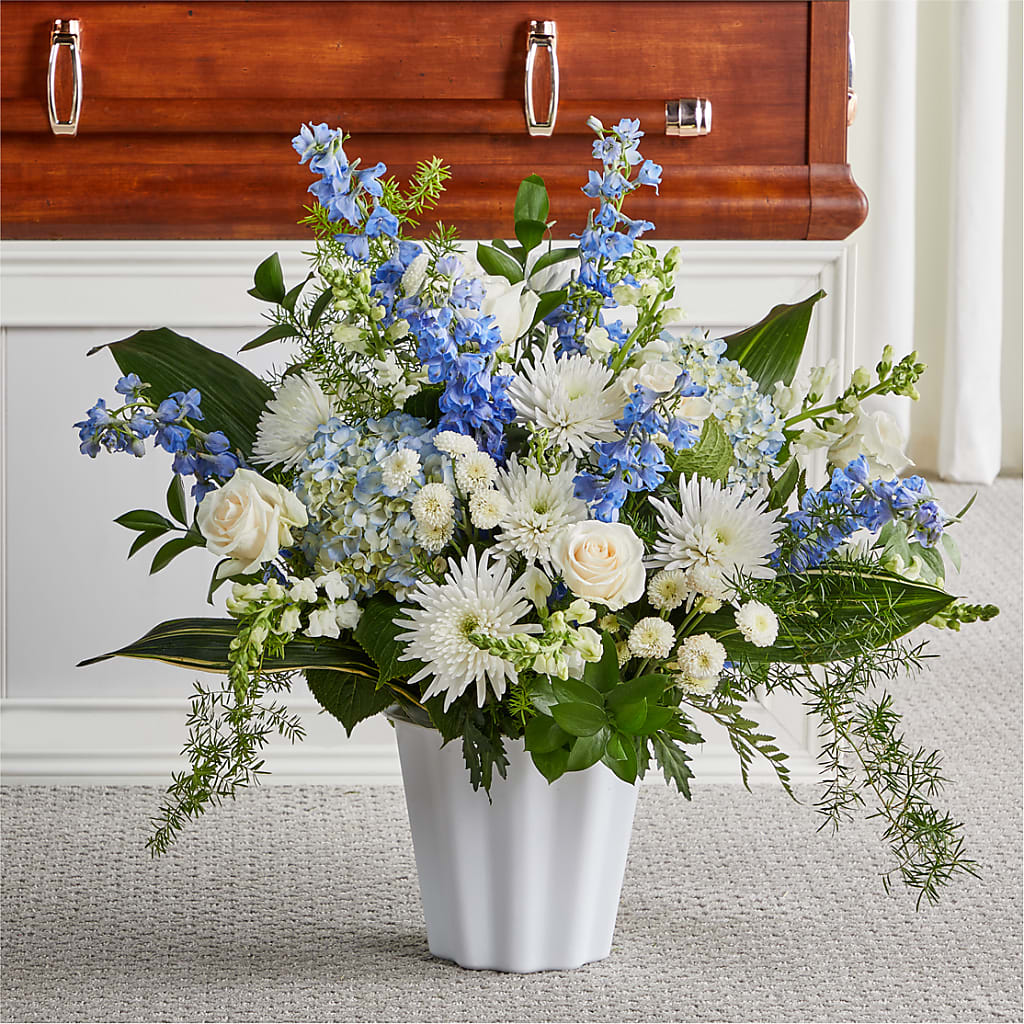 Everlasting Memories Floor Basket – Family Florist, Red Springs NC