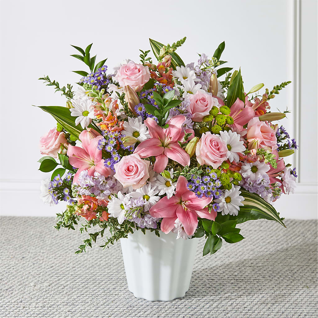 Abundant Compassion Floor Basket – Family Florist, Red Springs NC