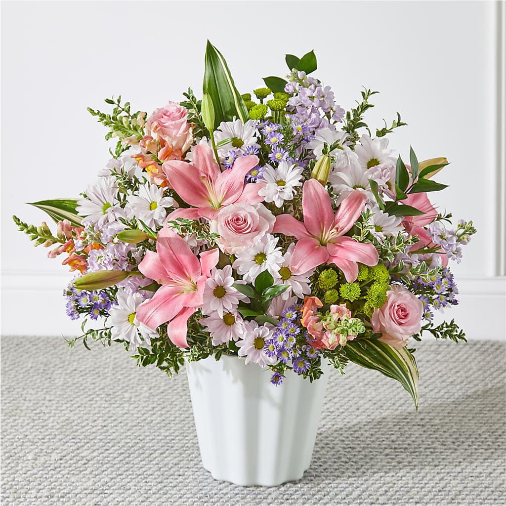 Abundant Compassion Floor Basket – Family Florist, Red Springs NC