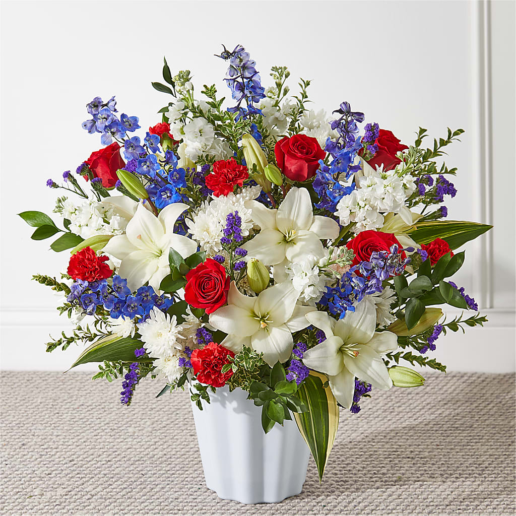 Consoled Floor Basket – Family Florist, Red Springs NC