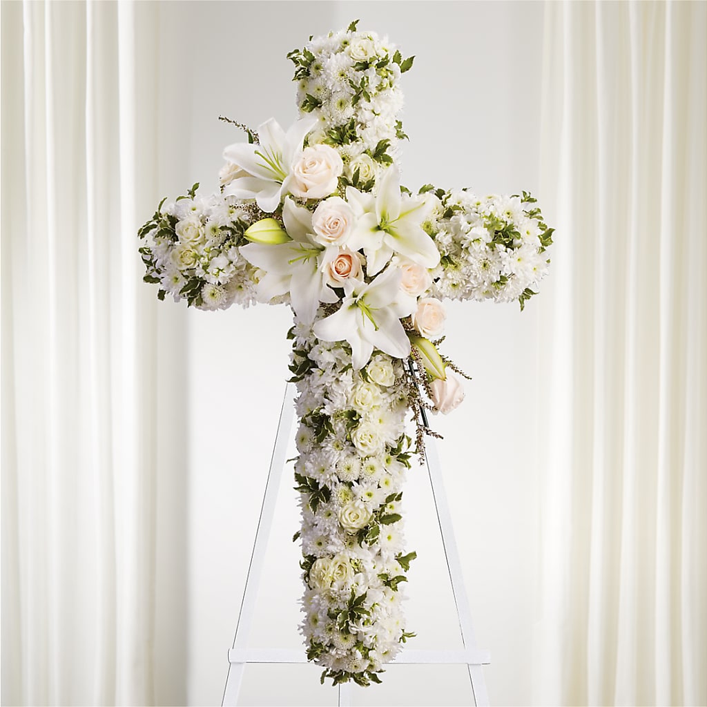 Spiritual Guidance Standing Spray – Family Florist, Red Springs NC