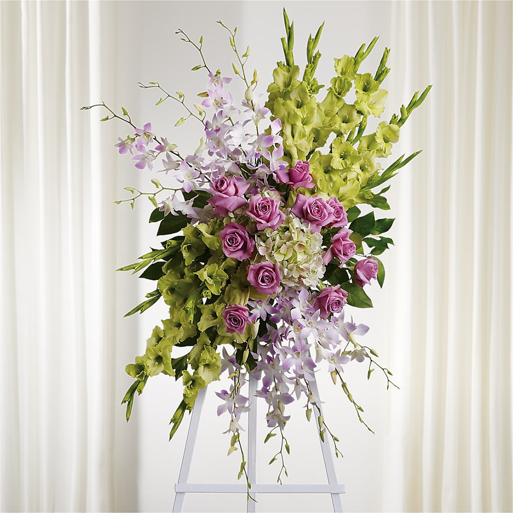 Lasting Legacy Standing Spray – Family Florist, Red Springs NC