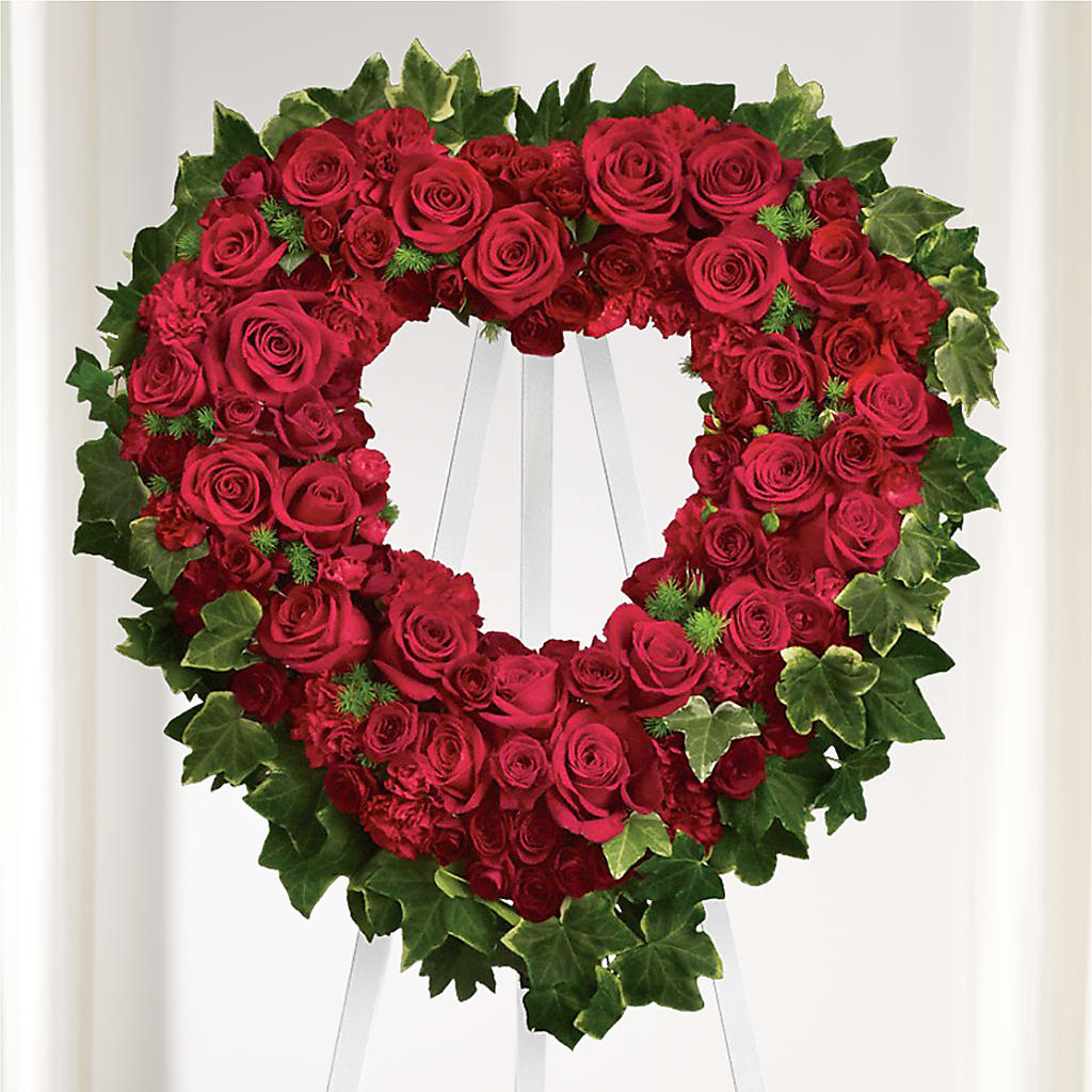 Wholehearted Standing Spray – Family Florist, Red Springs NC