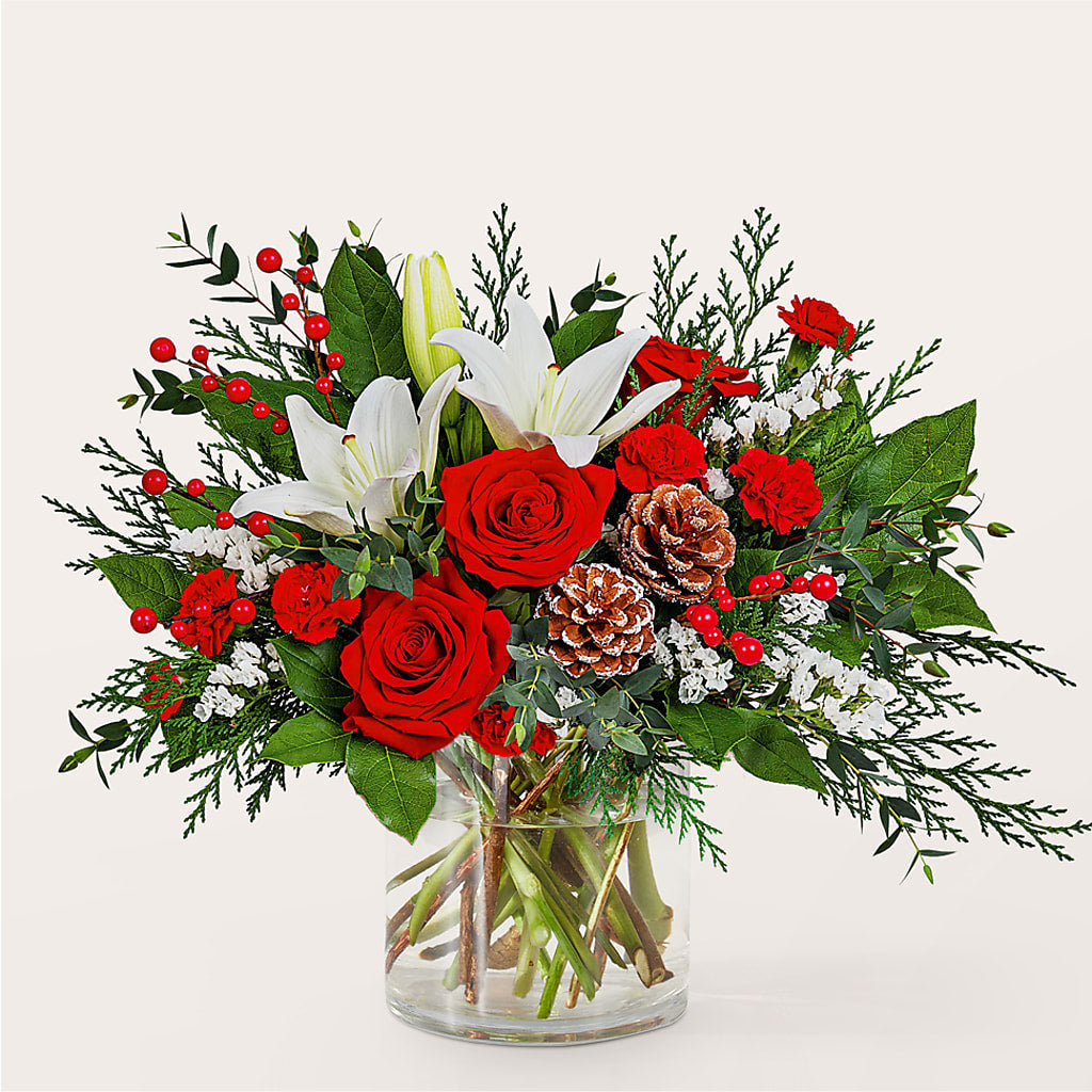 Best in Snow Bouquet – Family Florist, Red Springs NC