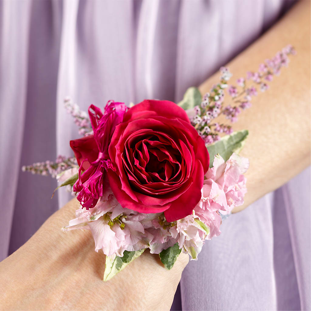 Rose Charm Corsage – Family Florist, Red Springs NC