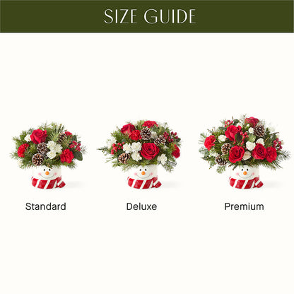 Jolly Snowman Bouquet –  Family Florist, Red Springs NC
