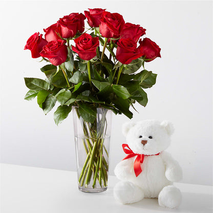 Romantic Long Stem Red Rose Bouquet Bundles –  Family Florist, Red Springs NC