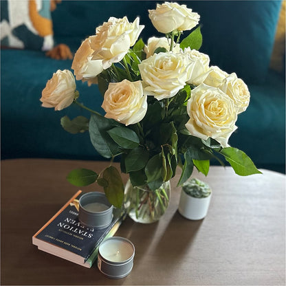 Long Stem Yellow Rose Bouquet –  Family Florist, Red Springs NC