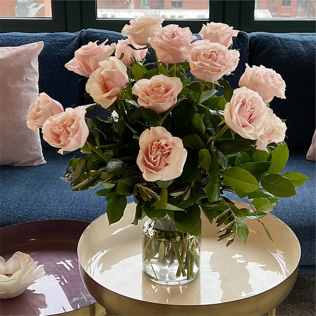 Long Stem Pink Rose Bouquet –  Family Florist, Red Springs NC