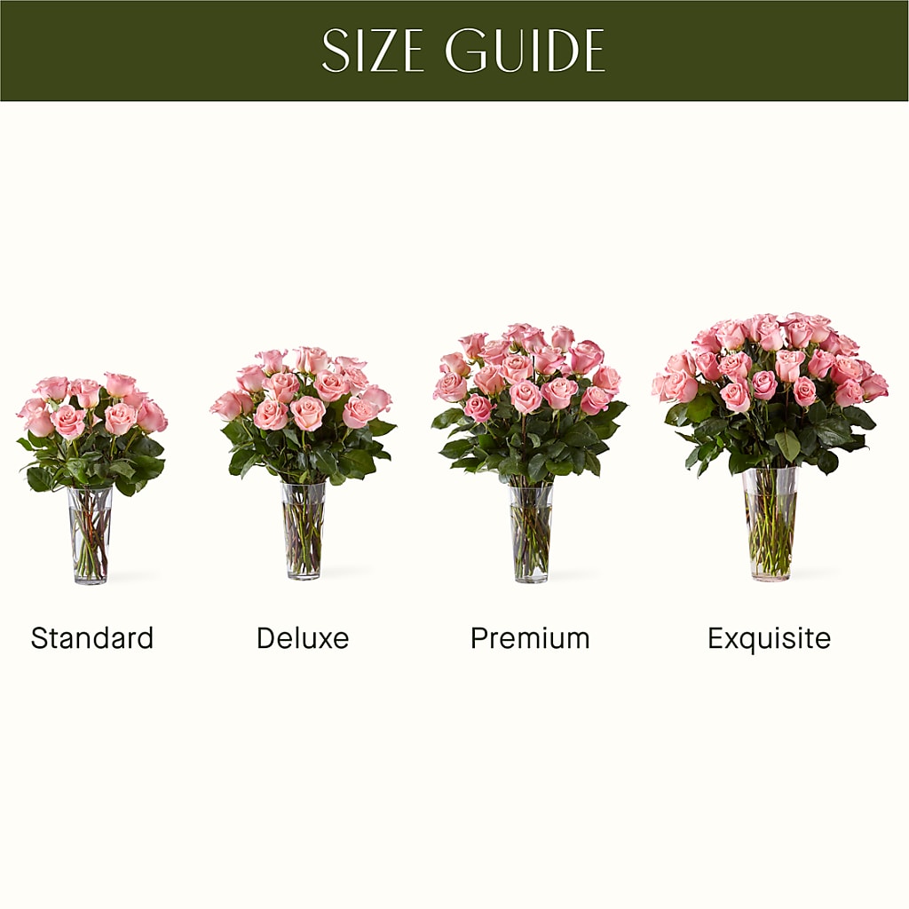 Long Stem Pink Rose Bouquet –  Family Florist, Red Springs NC