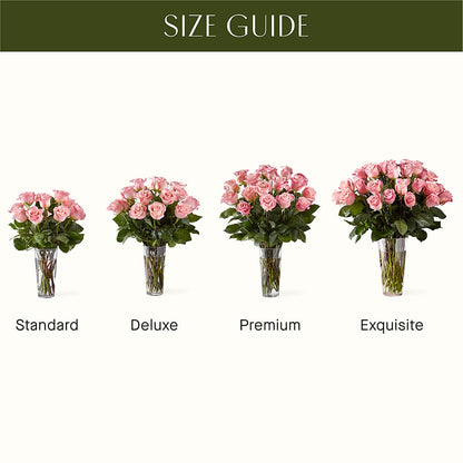 Long Stem Pink Rose Bouquet –  Family Florist, Red Springs NC