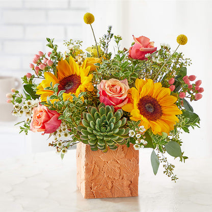 Sunflower Season Bouquet –  Family Florist, Red Springs NC