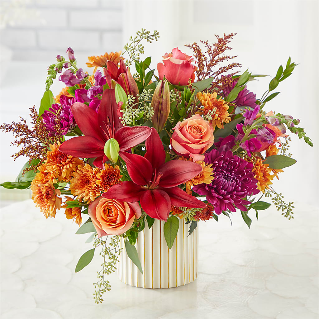 Burgundy Landscape Bouquet –  Family Florist, Red Springs NC