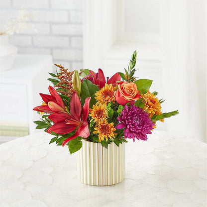 Burgundy Landscape Bouquet –  Family Florist, Red Springs NC