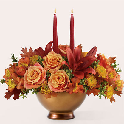 Harvest Table Centerpiece –  Family Florist, Red Springs NC