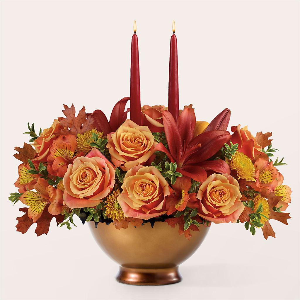 Harvest Table Centerpiece –  Family Florist, Red Springs NC