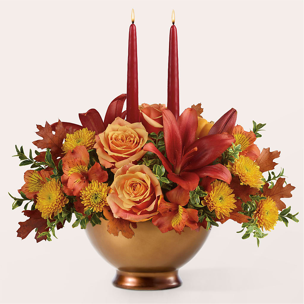 Harvest Table Centerpiece –  Family Florist, Red Springs NC