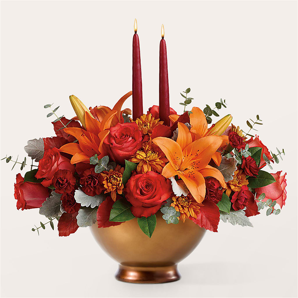 Fruits of Fall Centerpiece –  Family Florist, Red Springs NC