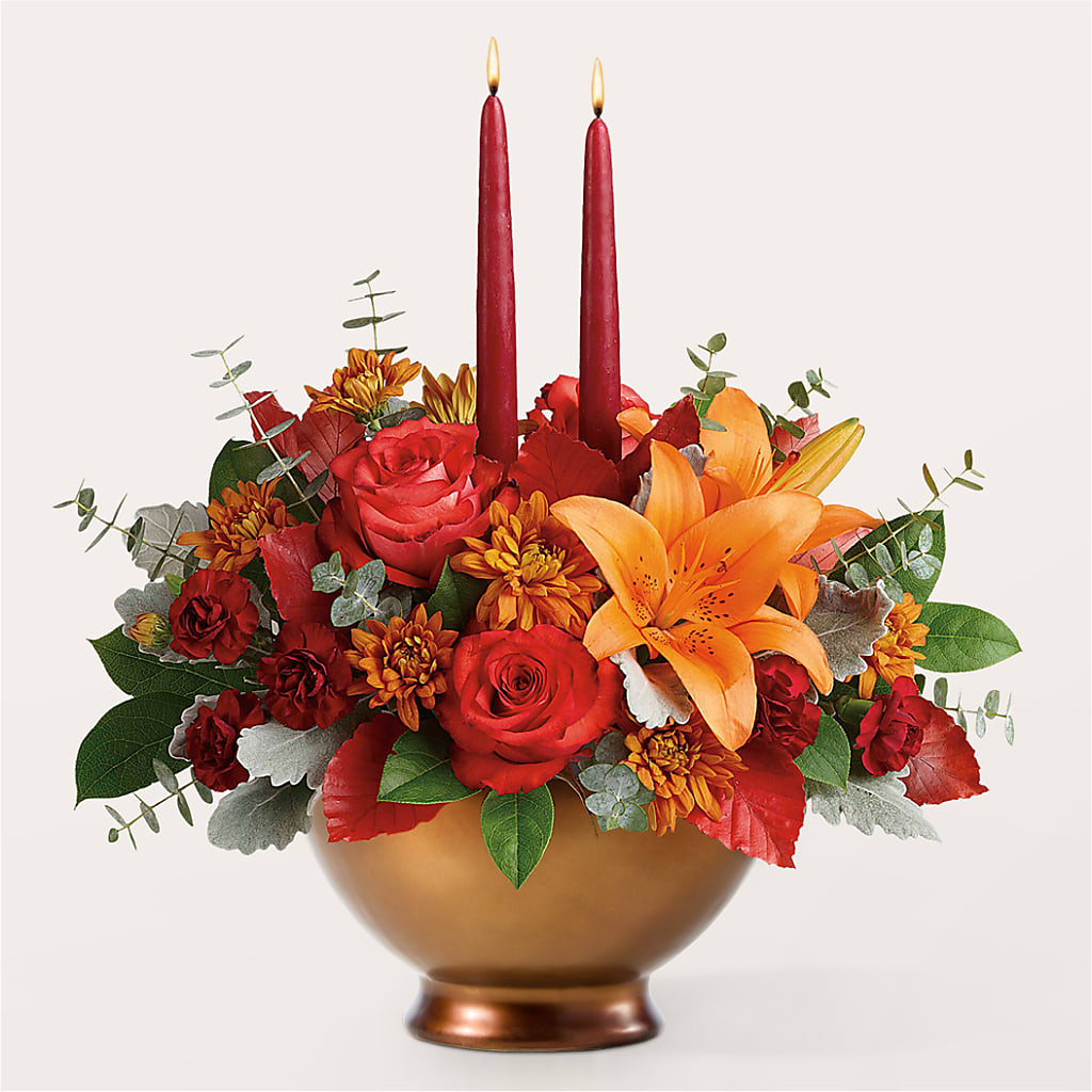 Fruits of Fall Centerpiece –  Family Florist, Red Springs NC