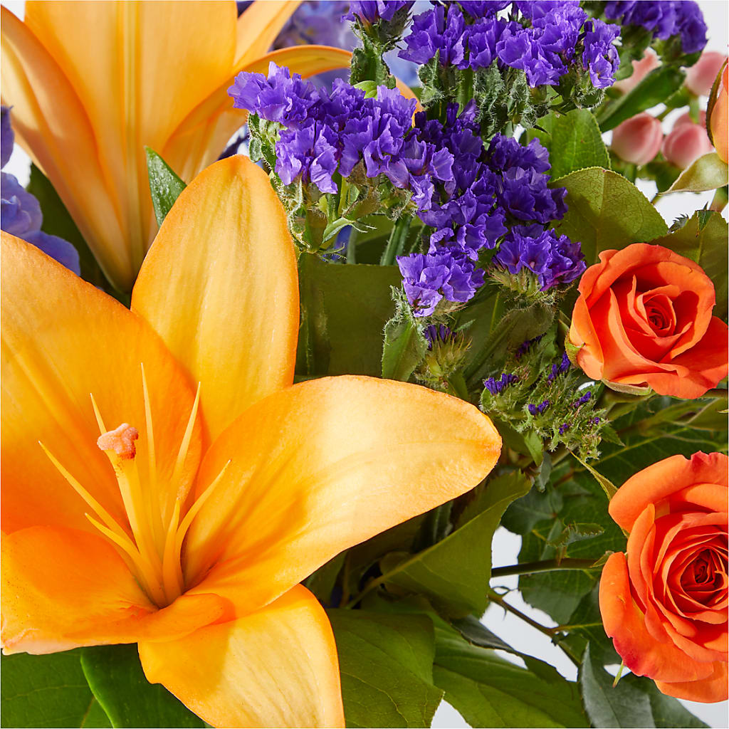 Radiant Citrus Bouquet –  Family Florist, Red Springs NC