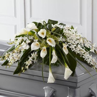 Angel Wings Casket Spray –  Family Florist, Red Springs NC