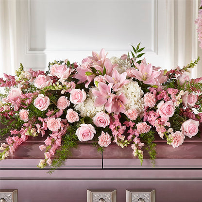 Life & Remembrance Casket Spray –  Family Florist, Red Springs NC