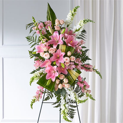 Elegant Embrace Standing Spray –  Family Florist, Red Springs NC