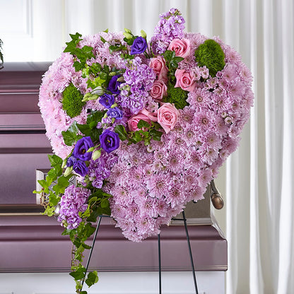 Treasured Love Standing Heart –  Family Florist, Red Springs NC