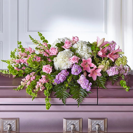 Life's Gratitude Casket Spray –  Family Florist, Red Springs NC