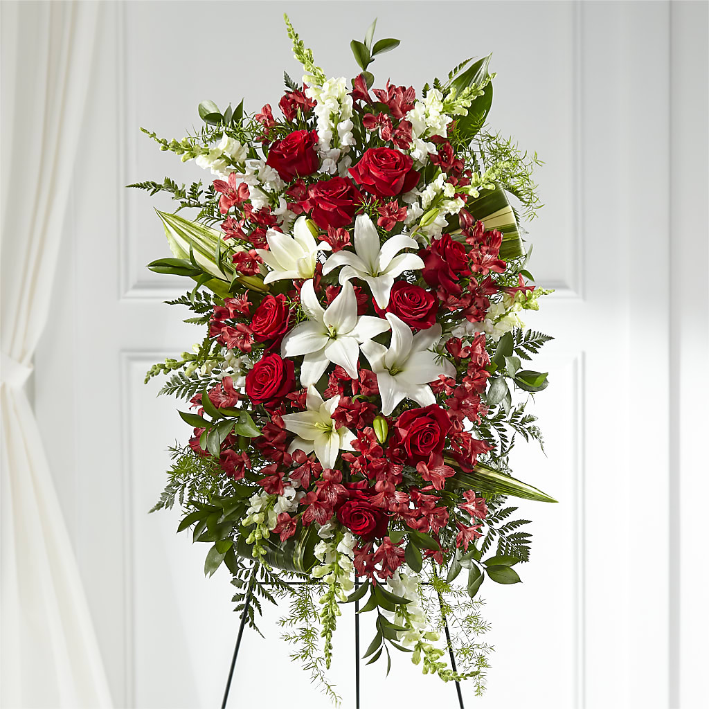 Everlasting Memory Standing Spray –  Family Florist, Red Springs NC