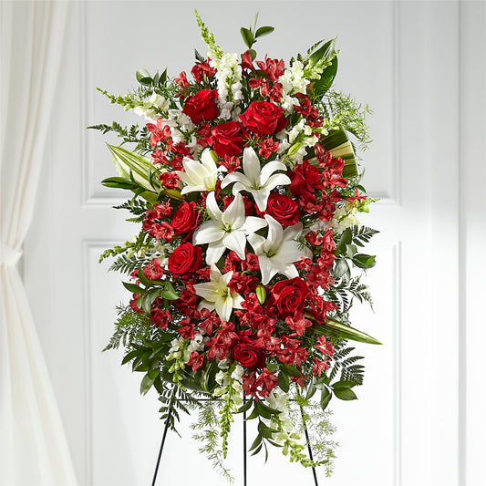 Everlasting Memory Standing Spray –  Family Florist, Red Springs NC