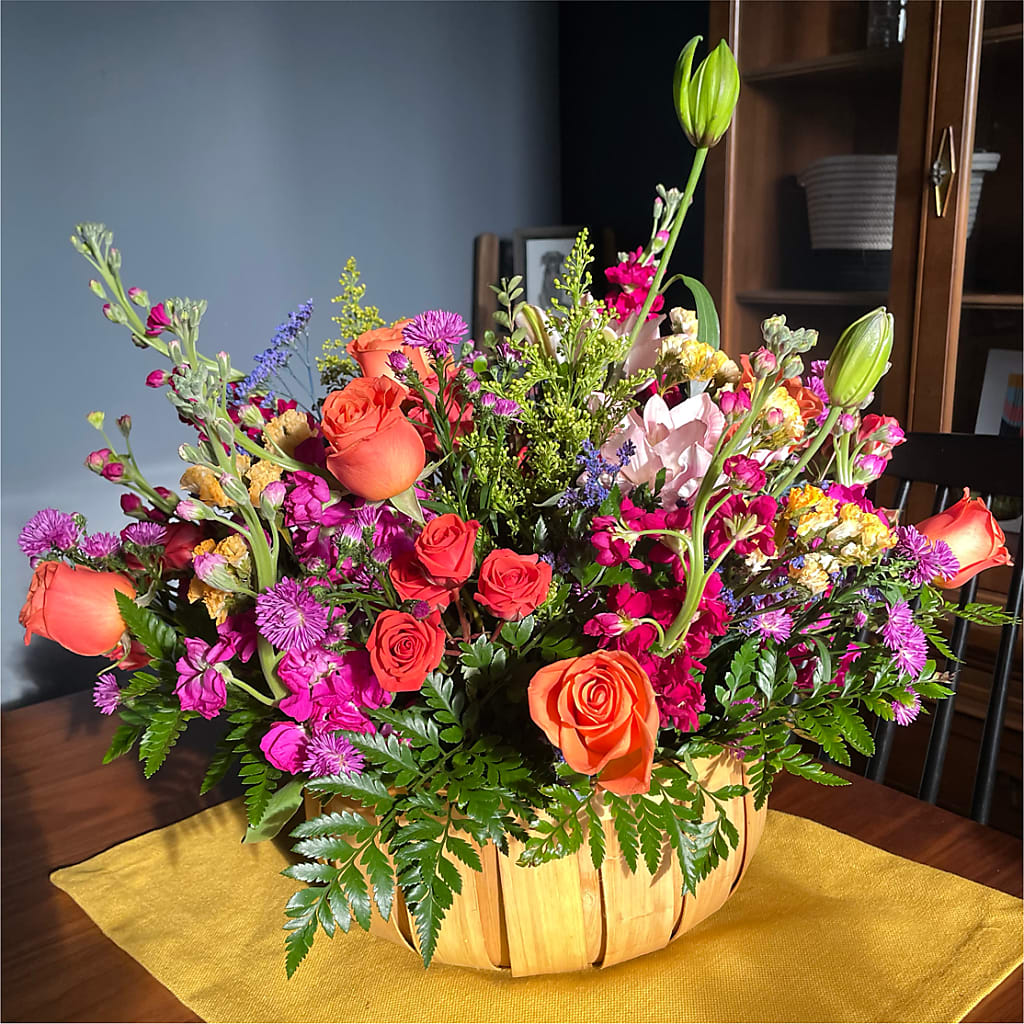 Garden of Life Basket –  Family Florist, Red Springs NC