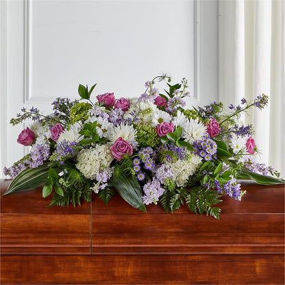 Meadows of Serenity Casket Spray –  Family Florist, Red Springs NC