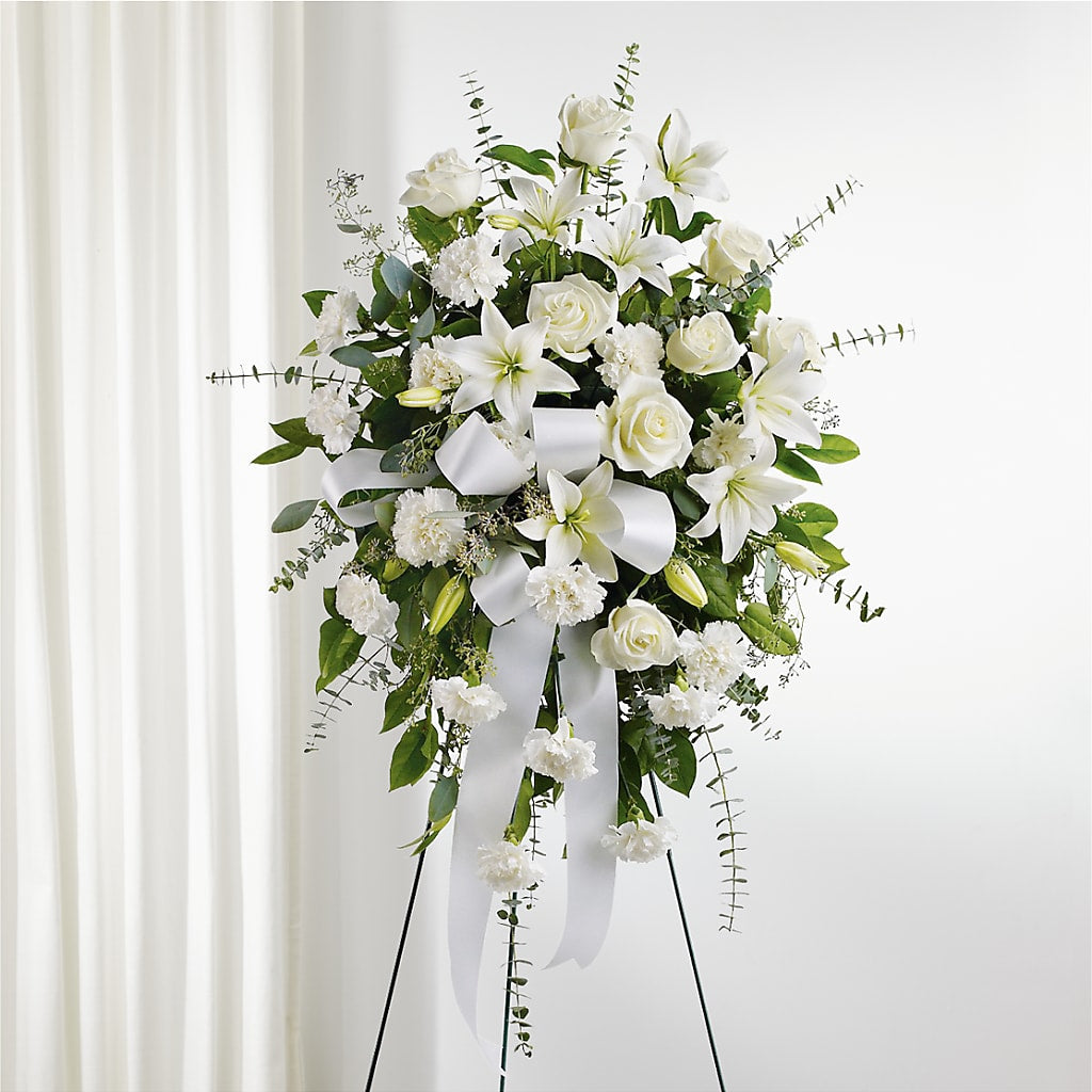 With Care Standing Spray –  Family Florist, Red Springs NC