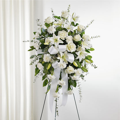 With Care Standing Spray –  Family Florist, Red Springs NC