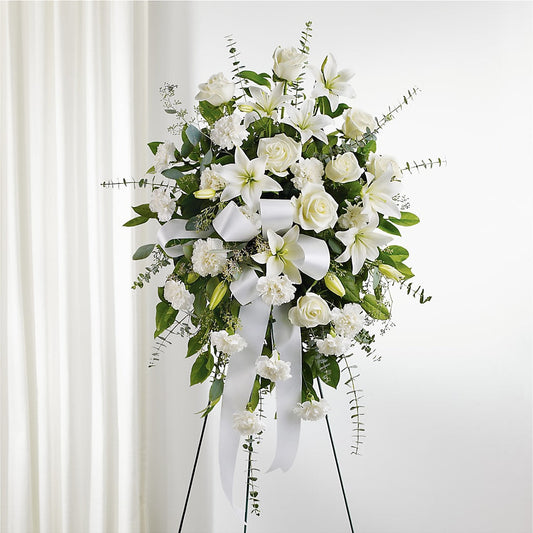 With Care Standing Spray –  Family Florist, Red Springs NC
