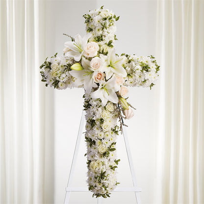 Spiritual Guidance Standing Spray –  Family Florist, Red Springs NC