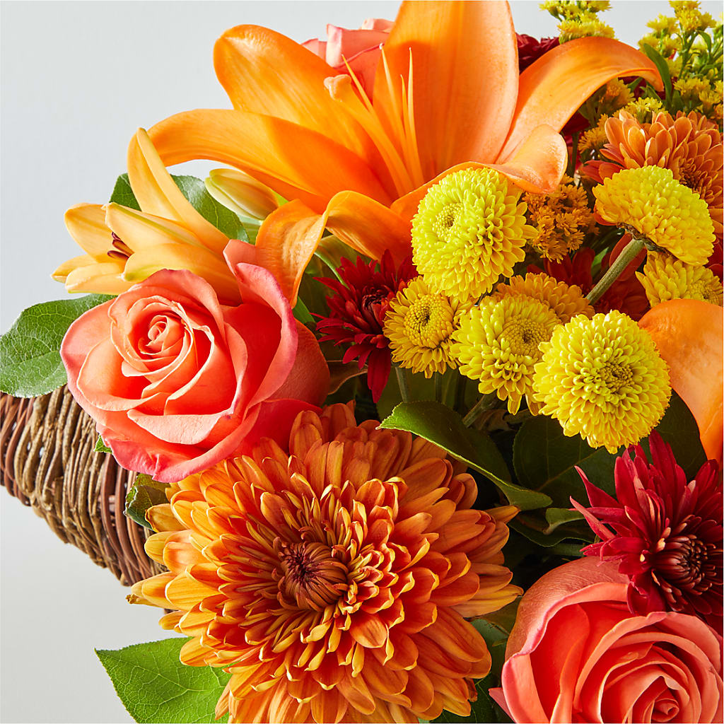 Bouquet of Blessings Cornucopia –  Family Florist, Red Springs NC