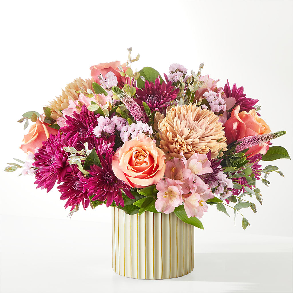 Berry Cobbler Bouquet with Ivory Vase –  Family Florist, Red Springs NC