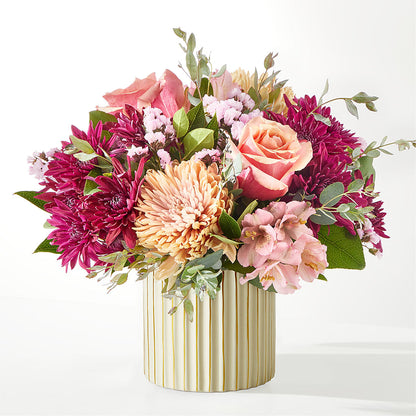 Berry Cobbler Bouquet with Ivory Vase –  Family Florist, Red Springs NC