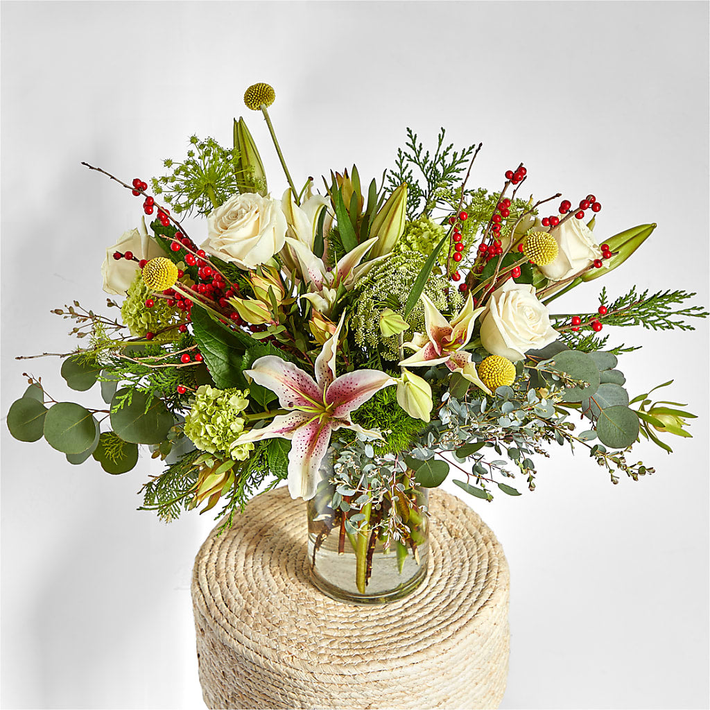 Berry & Bright Bouquet –  Family Florist, Red Springs NC