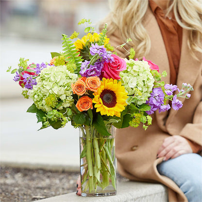 Vibrant Greetings Bouquet –  Family Florist, Red Springs NC